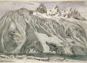 Aiguilles de Chamonix, 1849 de John Ruskin