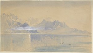 Manhã cedo em Montreux de John Ruskin