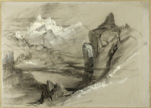 Paisagem montanhosa de John Ruskin