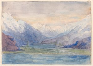 Paisagem de montanha de John Ruskin