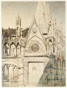 Santa Maria della Spina, East end, Pisa, Itália de John Ruskin