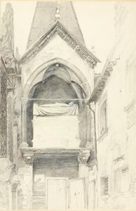 O Túmulo de Cangrande I della Scala, Verona, 28 de maio - 29 de junho de 1869. de John Ruskin