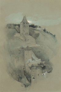 As Torres de Friburgo, Suíça de John Ruskin