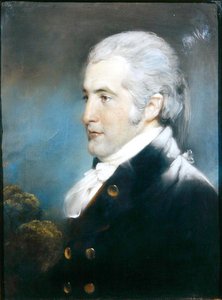Retrato do Sr. David Russell (pastel) (ver 237871 para par) de John Russell