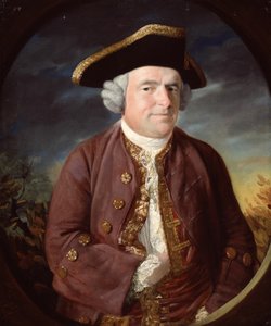 Retrato de um homem com um chapéu Tricorn de John Russell