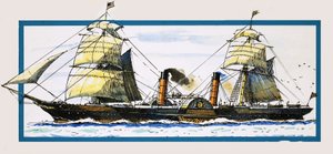 O navio a vapor britânico Persia de John S. Smith