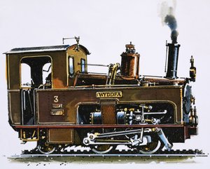 O mundo da velocidade e da potência: Locomotiva da Snowdon Mountain Railway