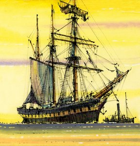 Barco à vela não identificado de John S. Smith