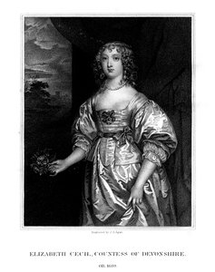 Elizabeth Cecil, condessa de Devonshire, 1824.