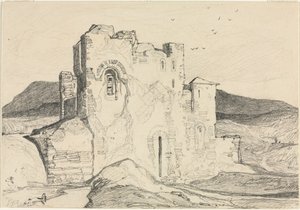 Um castelo na Normandia de John Sell Cotman