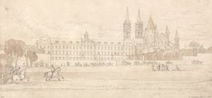 Abadia dos Homens, Caen de John Sell Cotman