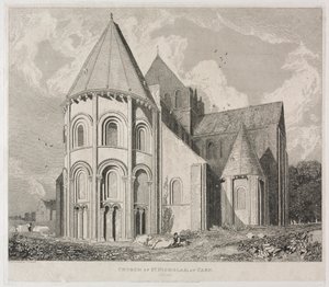Igreja de São Nicolau, em Caen de John Sell Cotman