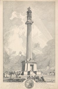 Coluna em Yarmouth para a Memória de Lord Nelson de John Sell Cotman