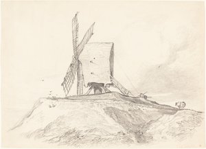 Moinho de olhos em Suffolk de John Sell Cotman