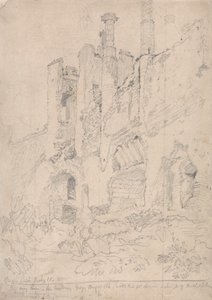 Castelo de Framlingham, Suffolk: Parte de Interior em Ruínas de John Sell Cotman