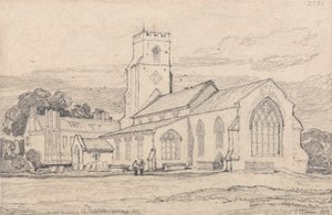 Igreja de Great Snoring, Norfolk de John Sell Cotman