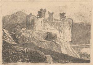 Castelo de Harlech de John Sell Cotman