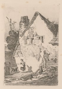 Liber Studiorum: Placa 40, Lakenham, perto de Norwich de John Sell Cotman