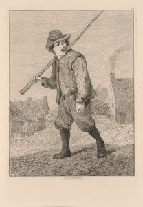 Liber Studiorum: Placa 46, Esboço após Teniers de John Sell Cotman