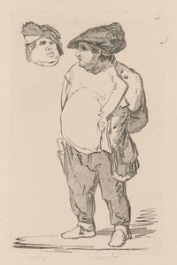 Estudos estão livres da placa 47, um estudo de 1838. de John Sell Cotman
