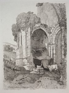 Abadia de Rievaulx, Yorkshire de John Sell Cotman