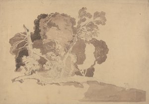 Estudo das árvores de John Sell Cotman