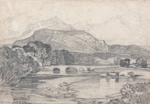 Tan-y-Bwlch, País de Gales do Norte de John Sell Cotman