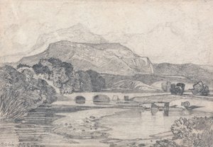 Tan-y-Bwlch, País de Gales do Norte de John Sell Cotman