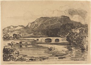 Tan y Bwlch, Gales do Norte de John Sell Cotman