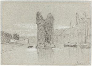 A Torre do Diabo de John Sell Cotman