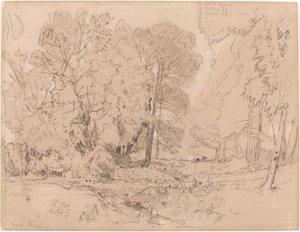 Paisagem arborizada de John Sell Cotman