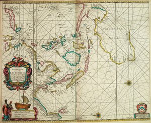 Uma carta da parte mais oriental das Índias Orientais com todas as ilhas adjacentes, desde o Cabo Comorin até ao Japão