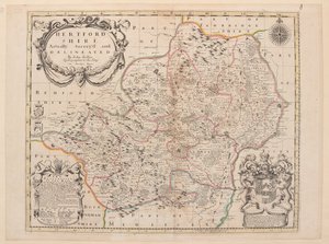 Mapa de Hertfordshire