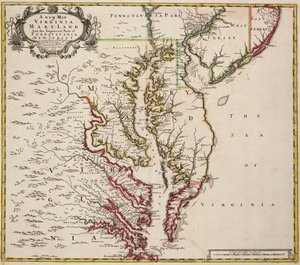 Mapa da Virgínia