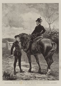Ilustrando a nova história de H Rider Haggard, intitulado Filha de Montezuma