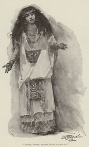 Filha de Montezuma, por H Rider Haggard de John Seymour Lucas
