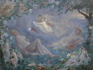 Cena de Sonho de uma noite de verão, 1873.