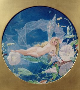 The Morning Glory Fairy (wc e bodycolour no papel)