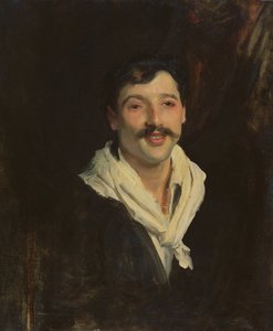 Um marinheiro italiano (óleo sobre tela) de John Singer Sargent
