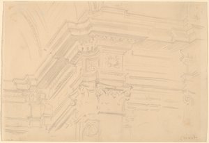 Royal Chapel Entablature, Granada, 1912. de John Singer Sargent