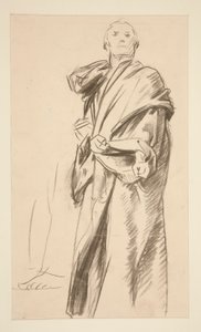 Figura em pé drapeada de John Singer Sargent