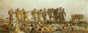 Gassed, um estudo de óleo, 1918-19 de John Singer Sargent
