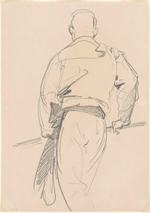 Gondolier, Veneza, 1912. de John Singer Sargent