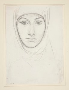 Cabeça de uma mulher de John Singer Sargent