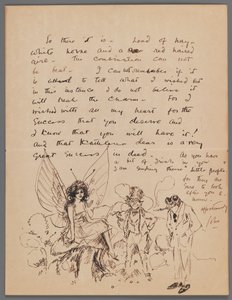Carta para Kathlene MacDonell (tinta no papel)