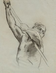Torso masculino com pólo, 1890-1900. de John Singer Sargent
