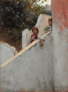 Memórias de Capri; Memórias de Capri, 1878 de John Singer Sargent