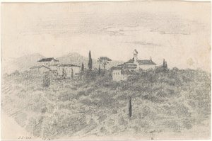 Mosteiro [reto] de John Singer Sargent