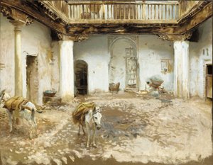 Pátio mourisco de John Singer Sargent