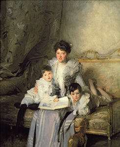 A Sra. Knowles e os seus filhos de John Singer Sargent